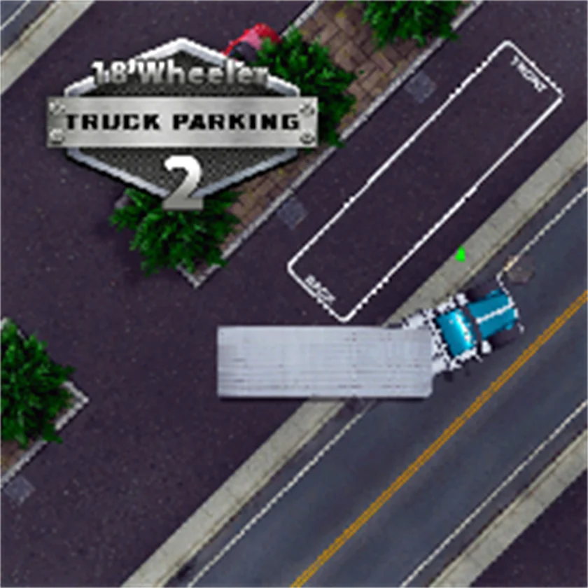 18 Wheeler Truck Parking 2 — free online game screenshot and gameplay preview