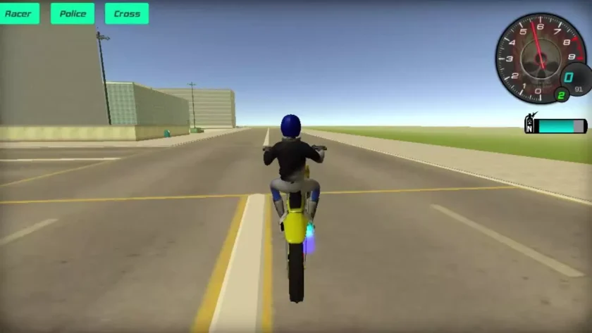 3D Moto Simulator 2 — free online game screenshot and gameplay preview
