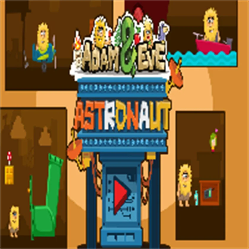 Adam and Eve Astronaut — free online game screenshot and gameplay preview