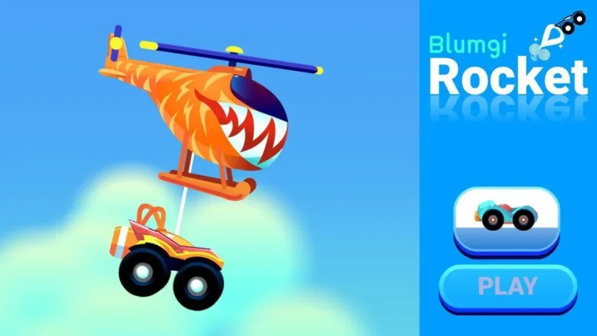 Blumgi Rocket — free online game screenshot and gameplay preview