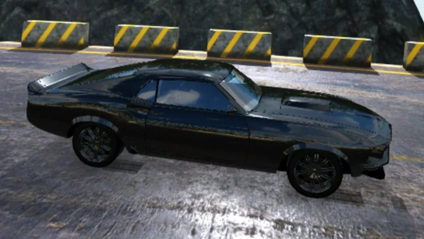 Burnout Drift Hilltop — free online game screenshot and gameplay preview