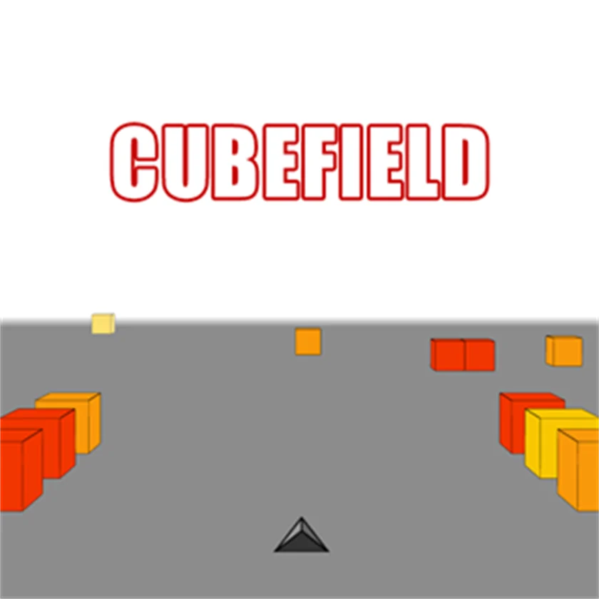 Cubefield — free online game screenshot and gameplay preview
