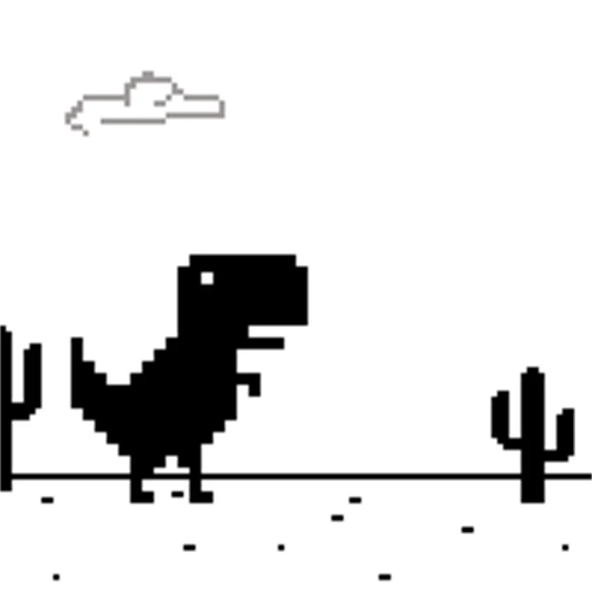 Dinosaur Game — free online game screenshot and gameplay preview