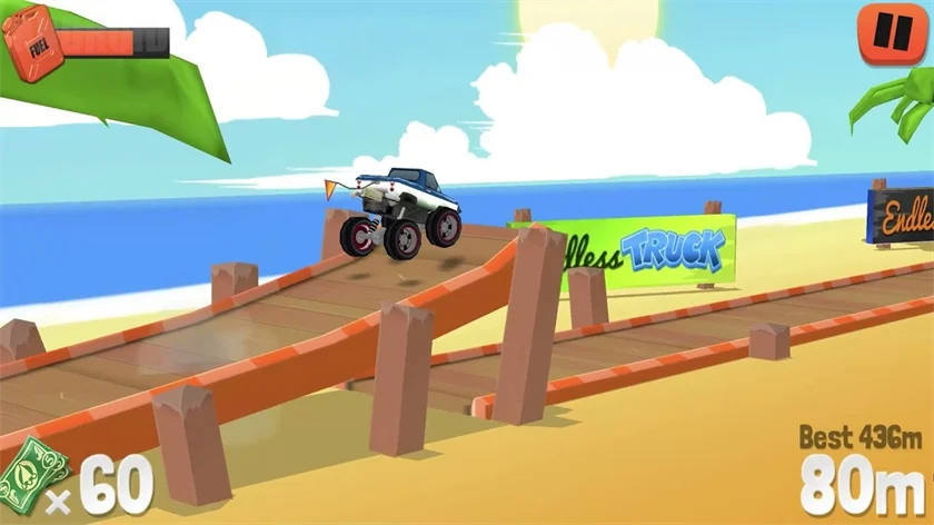 Endless Truck — free online game screenshot and gameplay preview