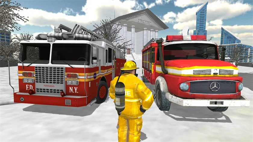 Fire Truck — free online game screenshot and gameplay preview