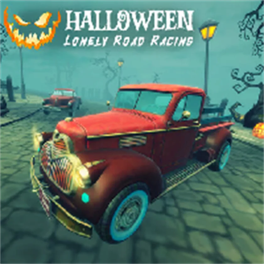 Halloween Lonely Road Racing — free online game screenshot and gameplay preview