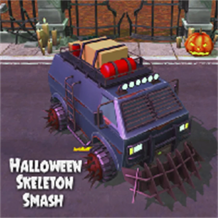 Halloween Skeleton Smash — free online game screenshot and gameplay preview