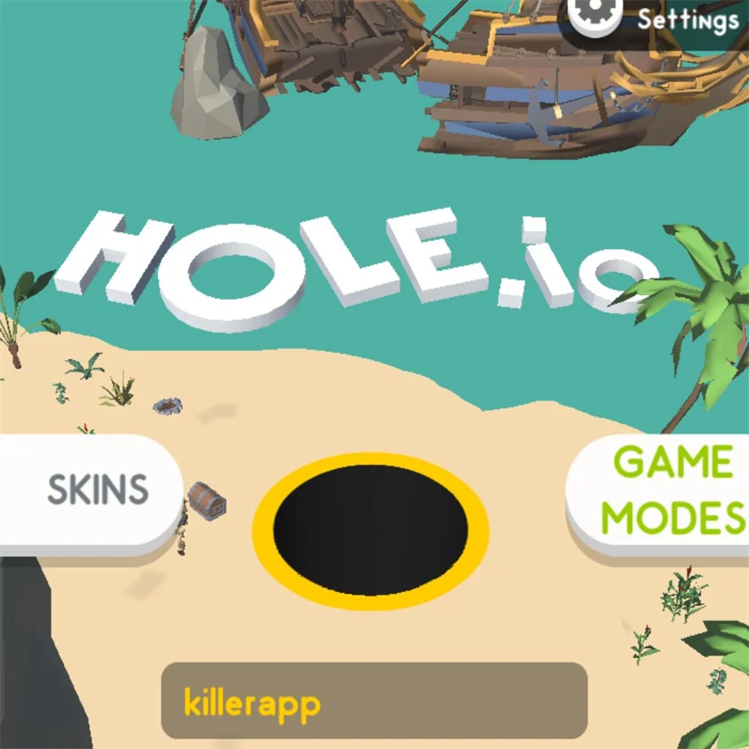 Holeio — free online game screenshot and gameplay preview
