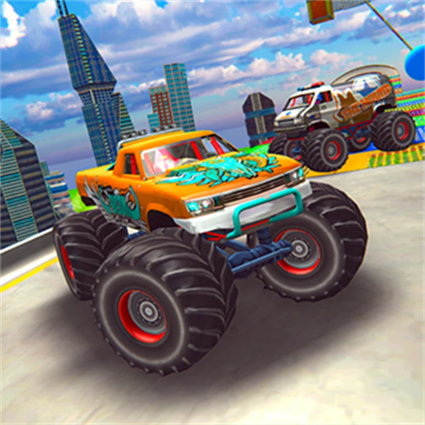 Impossible Monster Truck — free online game screenshot and gameplay preview