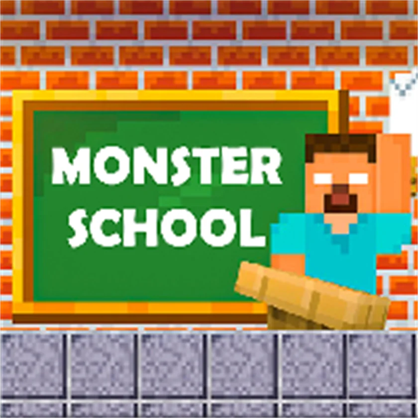 Monster School Challenges — free online game screenshot and gameplay preview