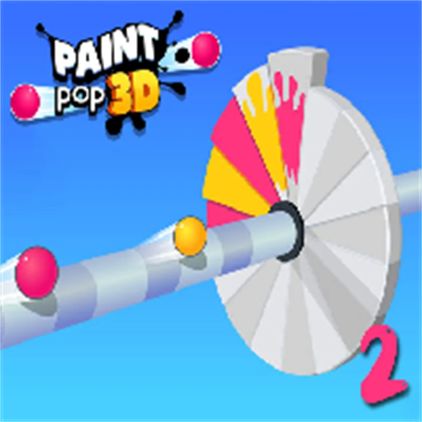 Paint Pop 3D — free online game screenshot and gameplay preview
