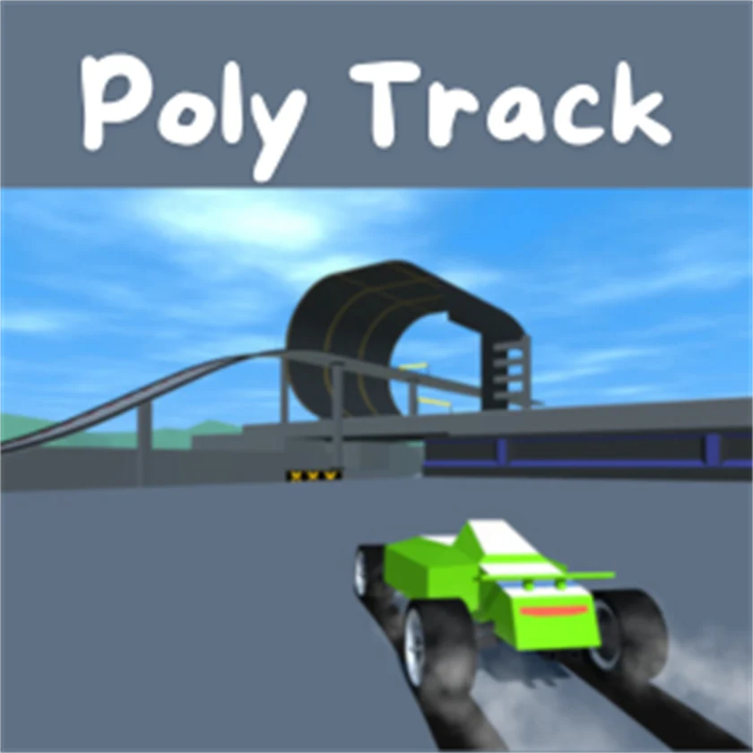 Poly Track — free online game screenshot and gameplay preview