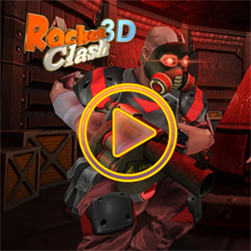 Rocket Clash 3D — free online game screenshot and gameplay preview