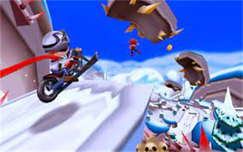 Skiing Fred — free online game screenshot and gameplay preview