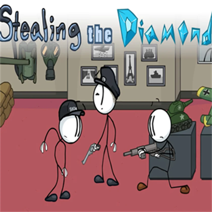 Stealing The Diamond — free online game screenshot and gameplay preview