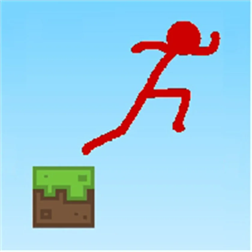 Stickman Parkour — free online game screenshot and gameplay preview