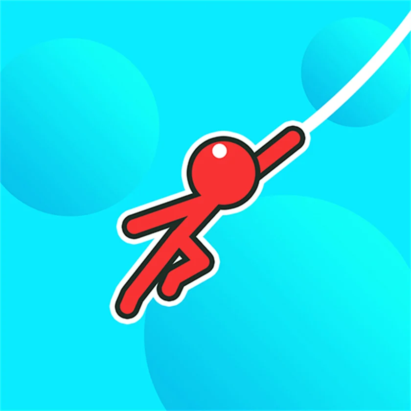 Stickman Hook — free online game screenshot and gameplay preview