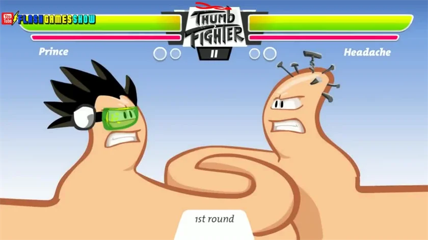 Thumb Fighter — free online game screenshot and gameplay preview