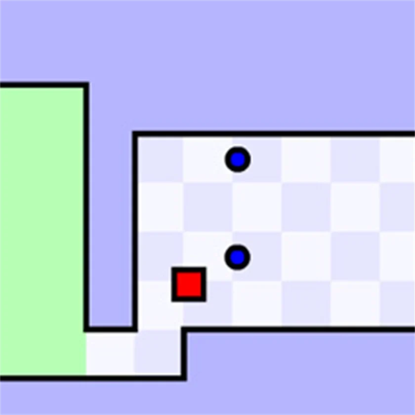 Worlds Hardest Game — free online game screenshot and gameplay preview